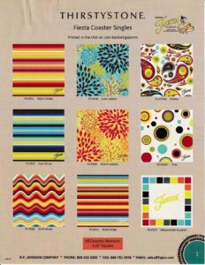 2017 - June Revised - Coasters by Thirstystone Sales Flier - Post 86 Reference Guide
