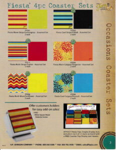 2017 - June Revised - Coasters by Thirstystone Sales Flier - Post 86 Reference Guide