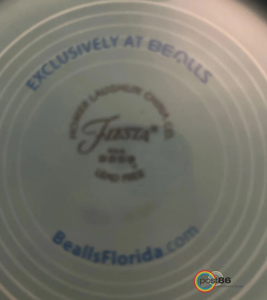 Beall's Seahorse Trio - Backstamp - Post 86 Reference Guide