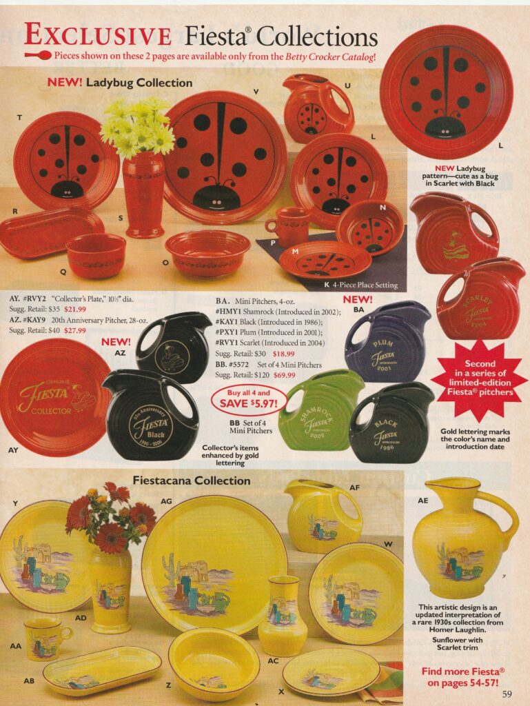 Betty Crocker Fall 2005 Page 59 - Courtesy of Betty Crocker / General Mills - Post 86 Reference Guide