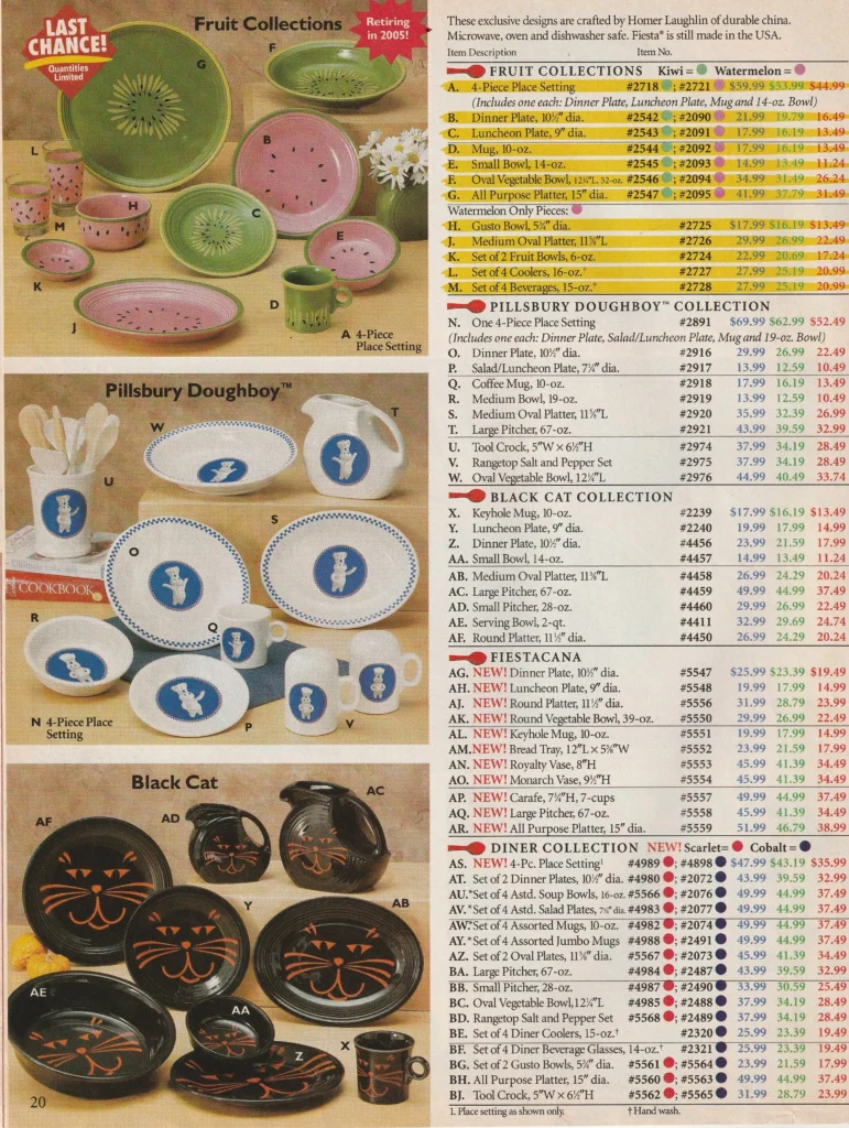 Betty Crocker Kiwi Ad - 2005 Spring Catalog Page 20 - Post 86 Reference Guide