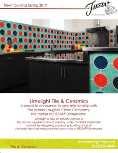 2017 Limelight Tiles & Ceramics Flier - Post 86 Reference Guide