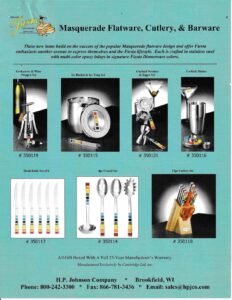 2013 - October - Masquerade Flatware, Cutlery and Barware Sales Flier - Post 86 Reference Guide