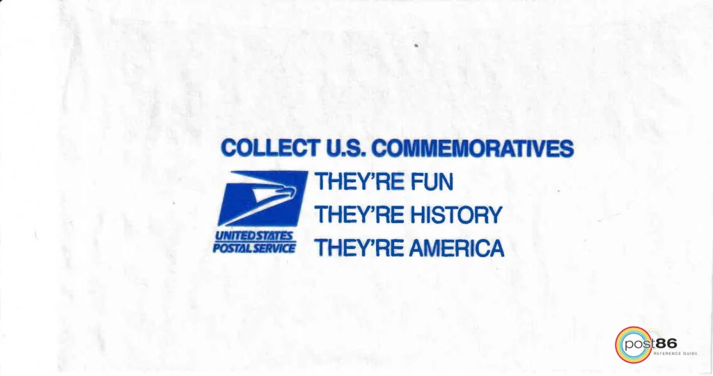 75th Anniversary Commemorative US Post Card Sleeve - Post 86 Reference Guide