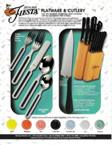 Stanley Roberts, Inc. Flatware & Cutlery Sales Sheet - Post 86 Reference Guide
