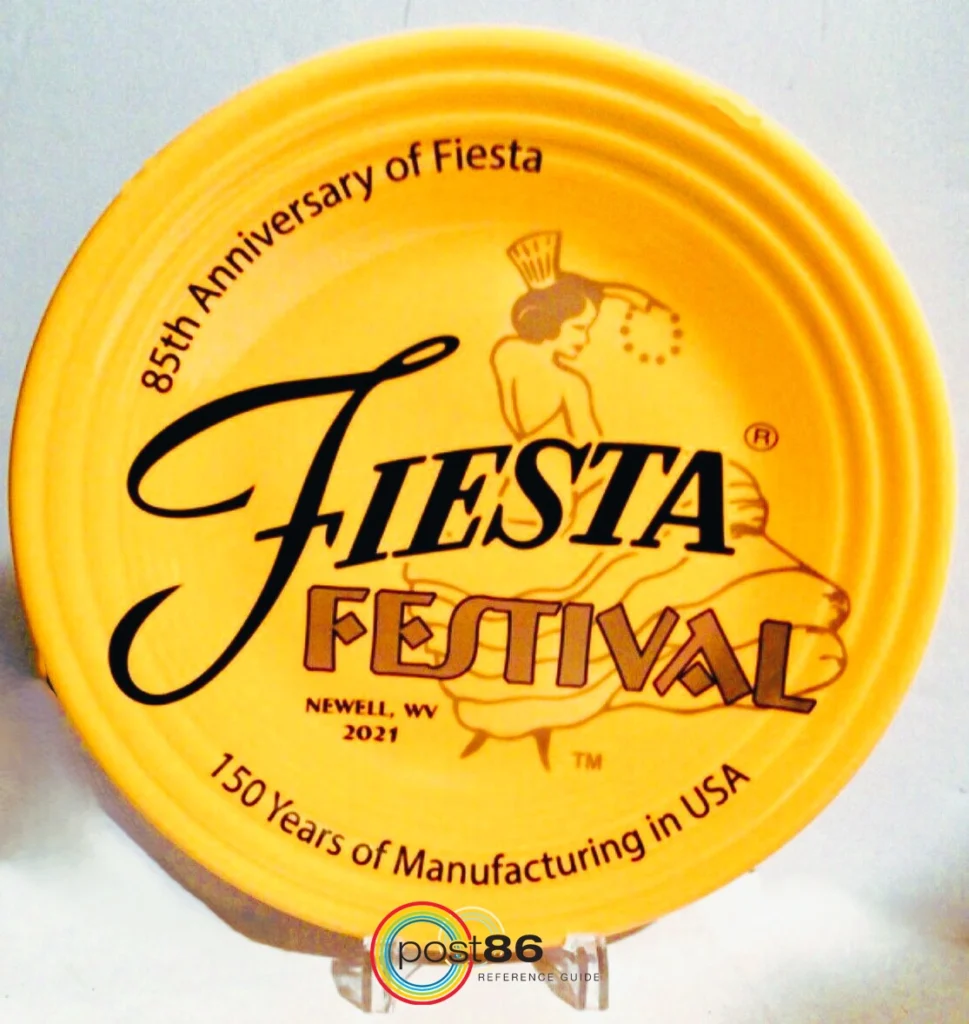 85th / 150th Fiesta Festival Luncheon Plate - Post 86 Reference Guide