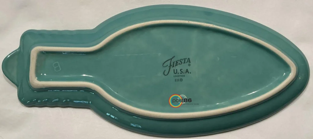 Light Bulb Plate Fiesta® USA Ink Backstamp - Photo Courtesy of Bennett Roche - Post 86 Reference Guide