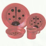 JC Penney's Ladybug 4 Piece Place Setting - Photo Courtesy of JC Penney's - Post 86 Reference Guide