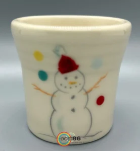 Jolly Christmas Snowman Shot Glass - Photo Courtesy of Michelle Christensen - Post 86 Reference Guide