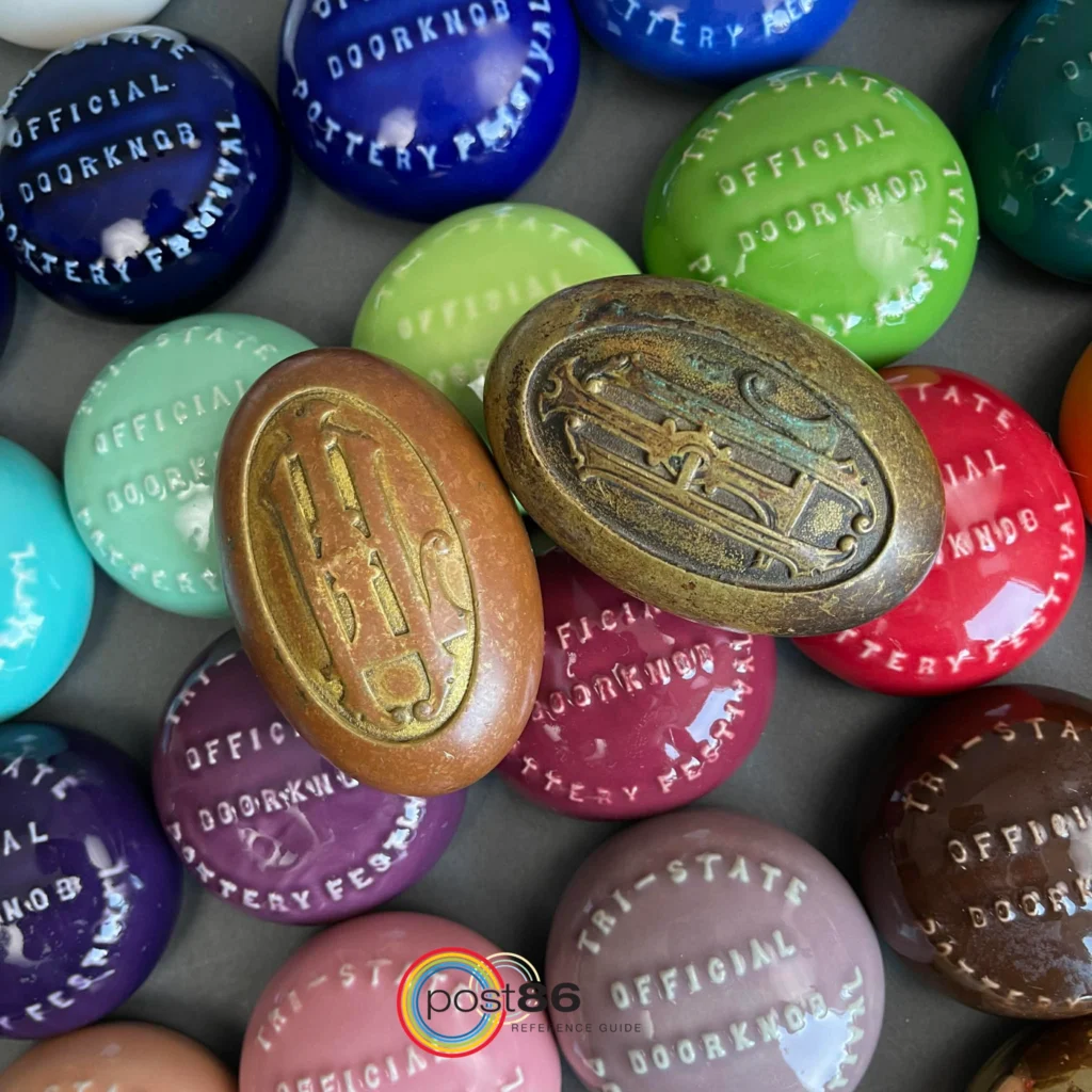 Homer Laughlin Building, California Doorknobs - Photo Courtesy of Denyse Wentland - Post 86 Reference Guide