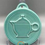 Turquoise Embossed Teapot - Photo Courtesy of Michelle Christensen - Post 86 Reference Guide