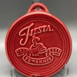 Scarlet Embossed 75th Anniversary Ornament - Photo Courtesy of Melissa Christensen - Post 86 Reference Guide